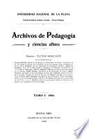 Archivos de pedagogía y ciencias afines