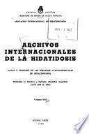 Archivos internacionales de la hidatidosis