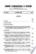 Archivos latinoamericanos de nutrición