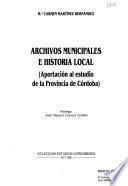 Archivos municipales e historia local