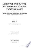 Archivos uruguayos de medicina, cirugía y especialidades