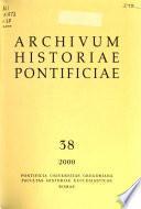 Archivum historiae pontificiae