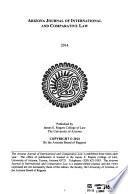 Arizona Journal of International and Comparative Law
