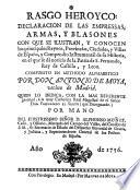 Armas y blasones de reynos, provincias, ciudades y villas de España