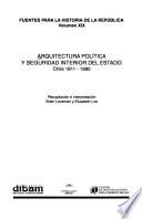 Arquitectura política y seguridad interior del estado