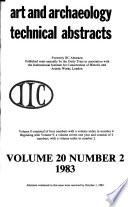 Art and Archaeology Technical Abstracts
