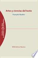 Artes y ciencias del texto
