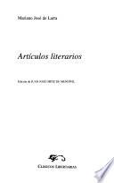 Artículos literarios