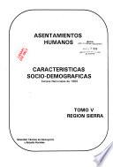 Asentamientos humanos: Región Sierra
