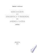 Asociación de Lingüística y Filología de América Latina (ALFAL)