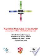 Aspectos de la nueva ley concursal