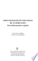 Aspectos estáticos y dinámicos de la población