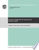Aspectos multilaterales de la gestión de la cuenta de capital