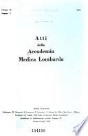 Atti della Accademia medica lombarda