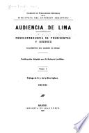 Audiencia de Lima