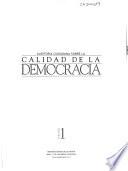 Auditoria ciudadana sobre la calidad de la democracia