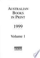 Australian Books in Print 1999