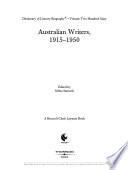 Australian Writers, 1915-1950