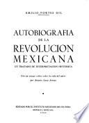 Autobiografía de la Revolución Mexicana