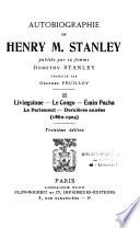 Autobiographie de Henry M. Stanley
