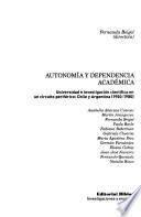 Autonomia y dependencia academica