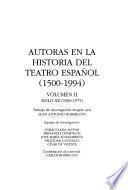 Autoras en la historia del teatro español, 1500-1994: Siglo XX (1900-1975)