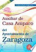 Auxiliar de casa amparo del ayuntamiento de zaragoza. Temario específico
