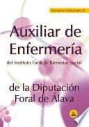 Auxiliar de enfermería de la diputación foral de álava. Temario volumen ii