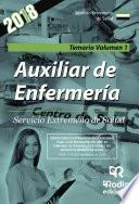 Auxiliar de Enfermería. Servicio Extremeño de Salud. Temario Volumen 1