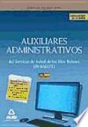 Auxiliares administrativos del ib-salut. Simulacros de examen