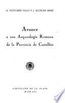 Avance a una arqueología romana de la Provincia de Castellón