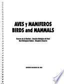 Aves y mamiferos