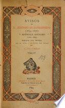 Avisos de Jerónimo de Barrionuevo (1654 - 1658) precede una noticia de la vida y escritos del autor por A. Paz y Mélia