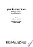 Azorín-Unamuno