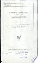 Background Information Relating to the Dominican Republic