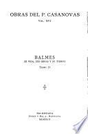 Balmes, su vida, sus obras y su tiempo
