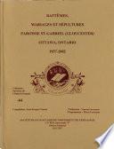 Baptêmes, mariages et sépultures, paroisse St-Gabriel (Gloucester), Ottawa, Ontario, 1957-2002