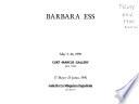 Barbara Ess