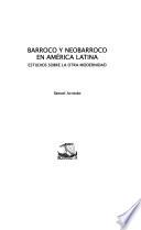 Barroco y neobarroco en América Latina