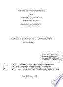 Bases para el desarrollo de la ganadería bovina en Colombia