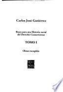 Bases para una historia social del derecho costarricense
