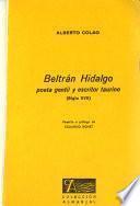 Beltrán Hidalgo, poeta gentil y escritor taurino (siglo XVII)