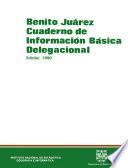 Benito Juárez. Cuaderno de información básica delegacional 1990