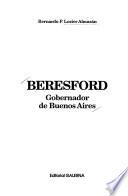Libro Beresford, gobernador de Buenos Aires