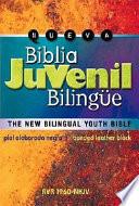 Biblia Juvenil Bilingüe - Piel Elaborada Negra