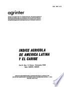 Bibliografia agricola Latinoamericana y del Caribe
