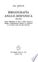 Bibliografía anglo-hispánica 1801-1850
