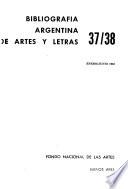 Bibliografía argentina de artes y letras