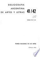 Bibliografía argentina de artes y letras