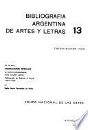 Bibliografía argentina de artes y letras